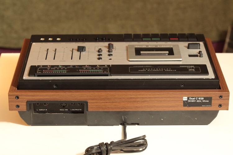 vintage dual c939 studio cassette tape recorder player c 939