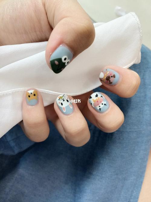 小动物美甲_美甲_美妆_美甲