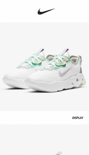 nike耐克reactart3mis女子泡棉缓震白色运动鞋透气轻便鞋da1647100da