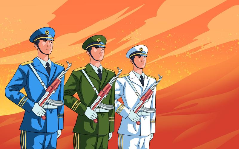 他们就是中国军人,我们的英雄.