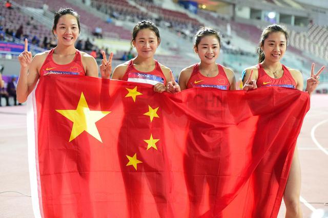 田径亚锦赛:中国队女子4x100米接力冠军