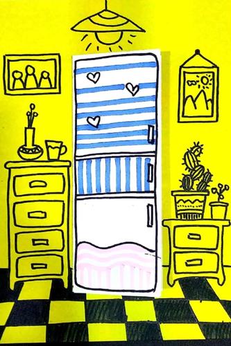 冰箱里的秘密—西安市高新区草堂中心幼儿园创意美术分享