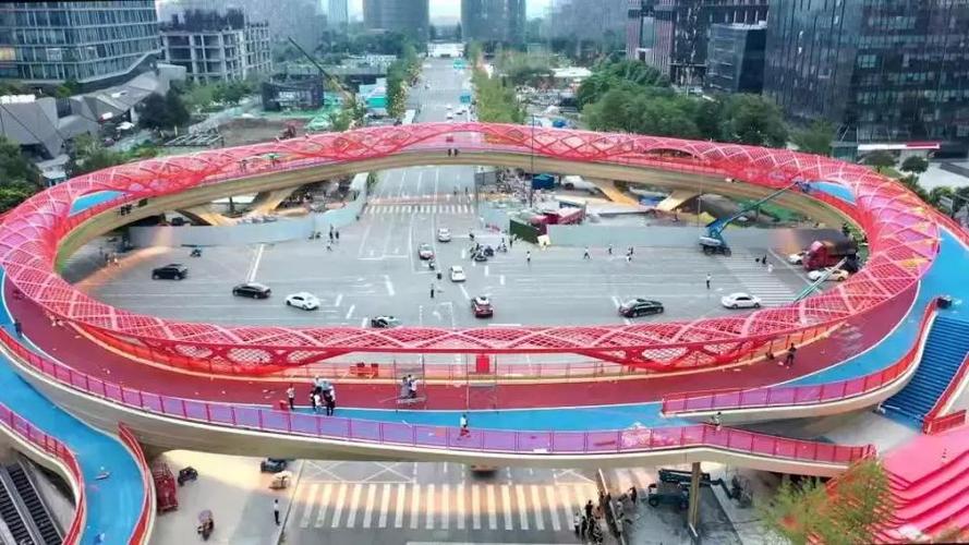 又一网红桥即将呈现!成都高新区"交子之环"最美实景图