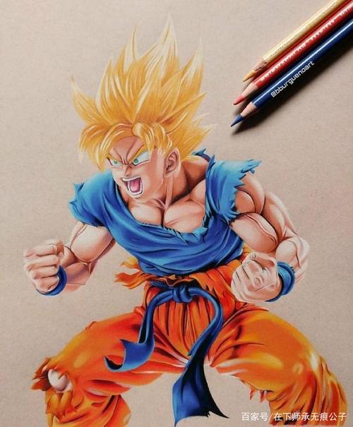 超细腻《龙珠》彩铅,各大反派手绘肖像,非常出彩