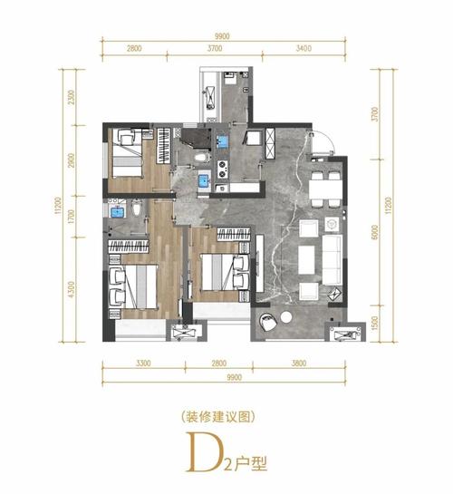高投朗悦府户型图