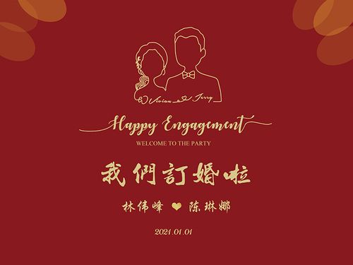 订婚婚宴背景墙布置结婚房中中式结婚礼出阁海报节日装扮用品