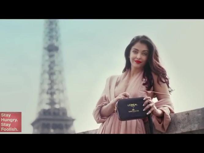 aishwaryarai艾西瓦娅雷loréalparisxsabyasachi