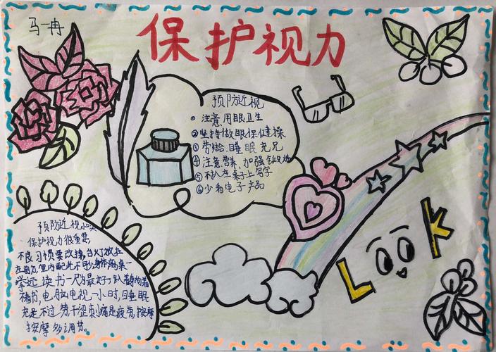 爱护眼睛 保护视力——延职附小四(11)中队爱眼护眼手抄报纪实