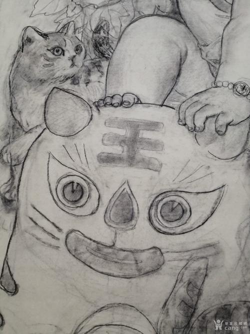 小老虎年画初稿