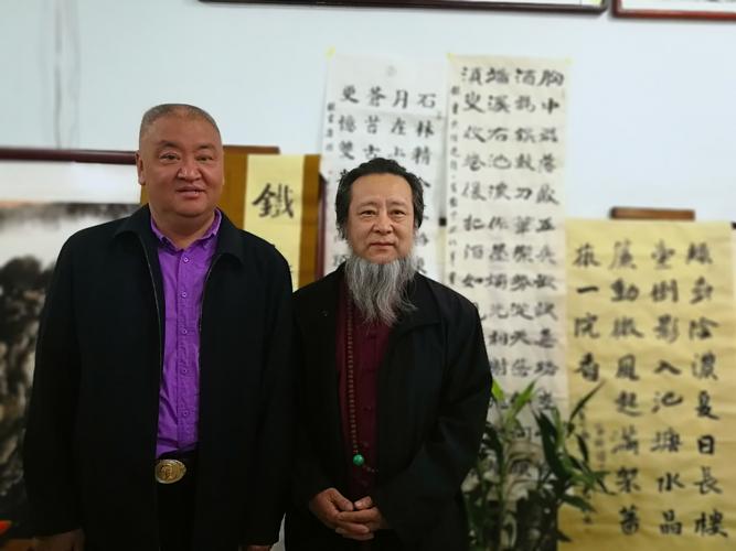 刘伯良老师与名家艺术联盟企业,北京漢林教育机构创始人,著名书画家