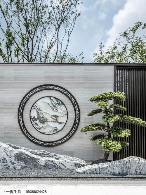 不锈钢庭院屏风_室外景观屏风装饰效果-图片大全-止一