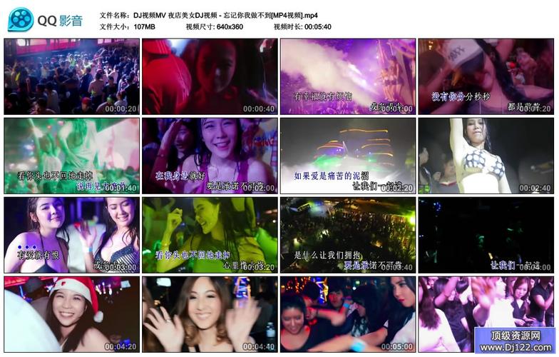 dj视频mv 夜店美女dj视频 - 忘记你我做不到[mp4视频]