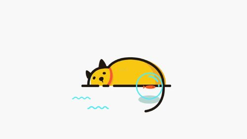 mg猫咪动画循环变化素材