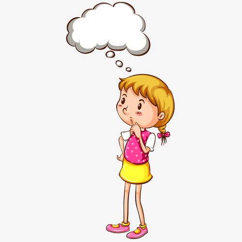 学生疑问矢量插画