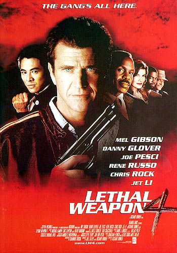 《致命武器4》lethal weapon 4海报