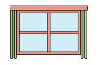 简笔画窗户的画法