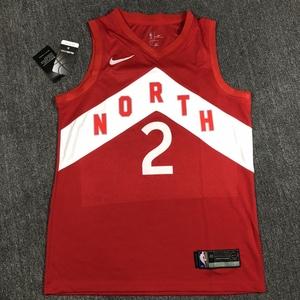 猛龙2号伦纳德球衣伦纳德城市版奖励版热压xs2