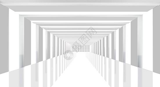 黑白平面构成空间感立体几何结构设计图片