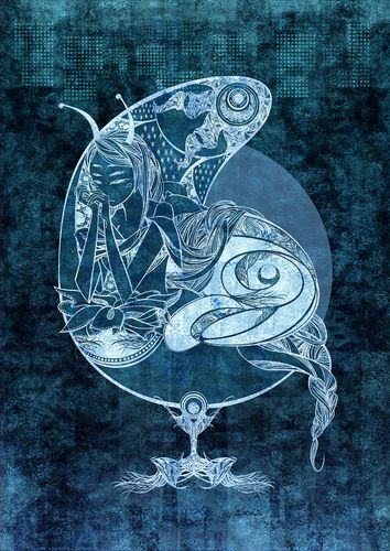 纹·饰 - 个人插画集丨七宗罪 - 懒惰