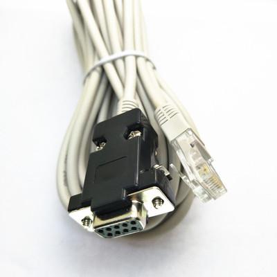 厂家定制 rj45 公转 rs232 串口通讯转接信号线 db9串口线5米