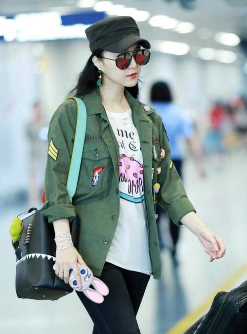 范冰冰 机场 街拍
