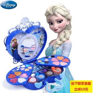 2018新品迪士尼公主儿童化妆品彩妆礼盒冰雪奇缘艾莎安全无毒套装