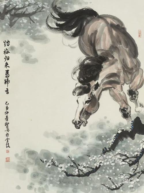 名家风采——画马名家黄贤安艺术欣赏|画家|画坛