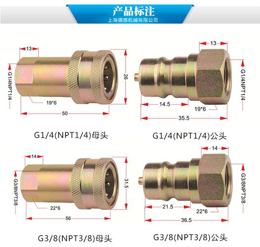 h001 nise开闭式液压快插接头iso7241-a快速接头