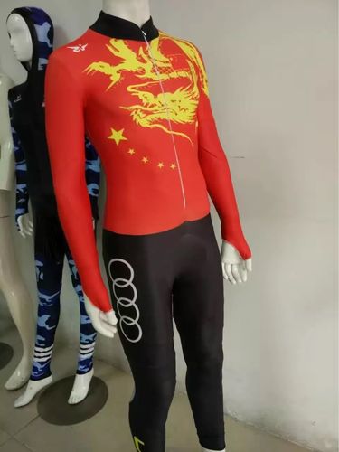 专业短道速滑用品,短道速滑服,连体滑冰服,5级防切割面料