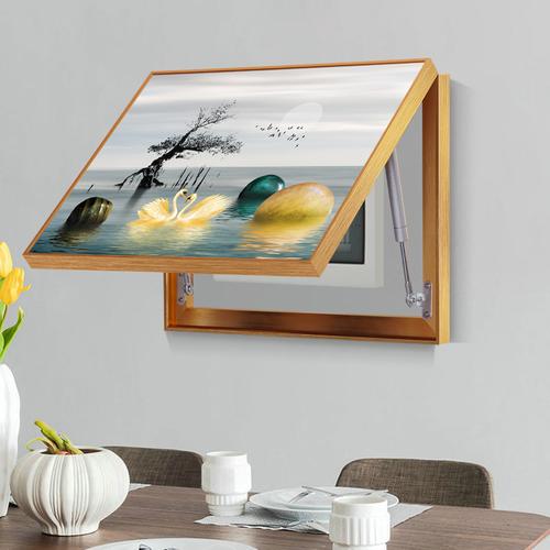 电表箱装饰画鹿