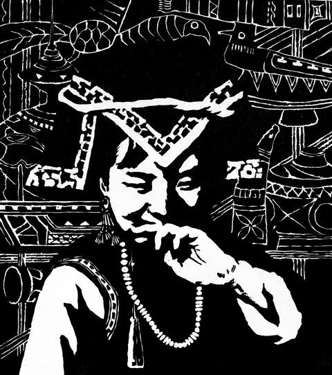 简单木刻版画素材图片_素材分享