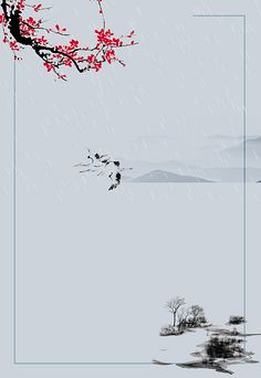 清明节古风节气海报