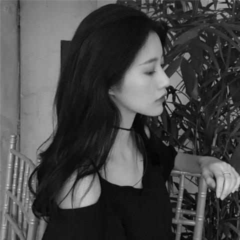 黑白快手头像女生霸气 黑白高冷女生快手头像