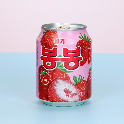 韩国进口海太草莓苹果葡萄汁238ml5