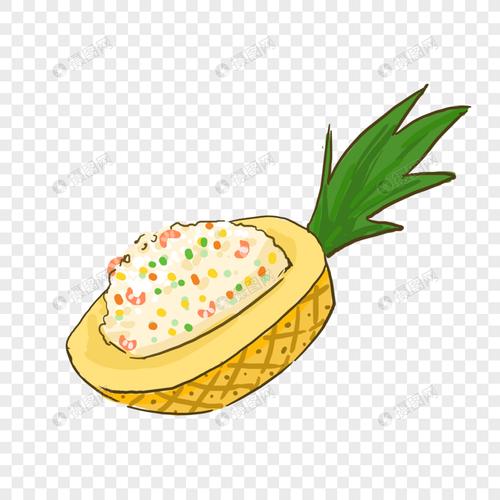 菠萝饭炒饭主食料理食物美食