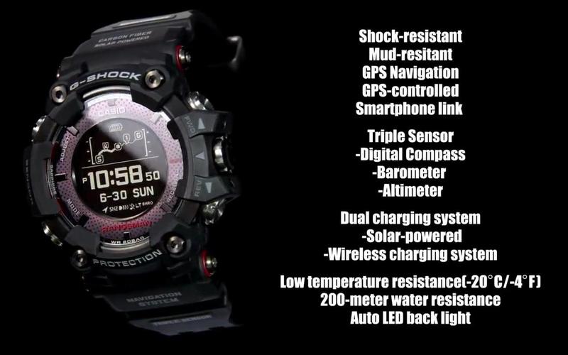 卡西欧rangeman猫人宣传片grpb1000这款是湾人的最新款2018非常炫酷满