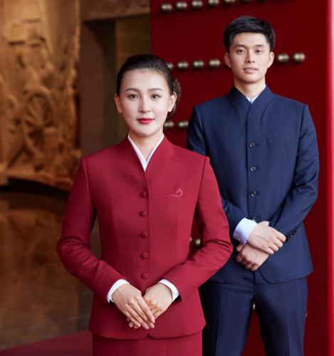 ep yaying雅莹礼献南湖革命纪念馆全新讲解员服装