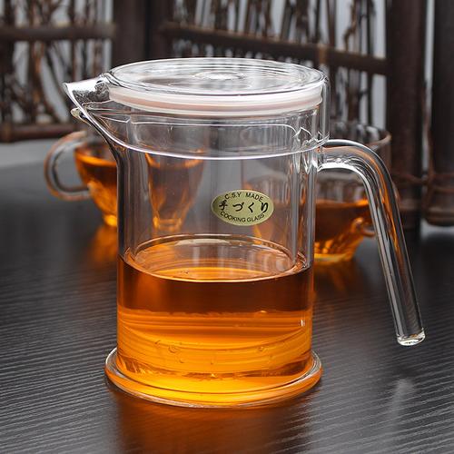 过滤绿茶红茶茶具泡茶内胆玻璃茶杯