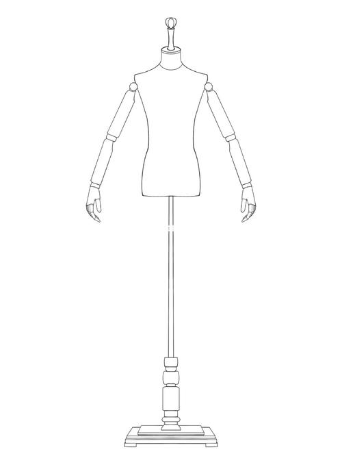随手画了两个人台,psd格式|有线稿|可自己改色,后面会更一些大家喜欢