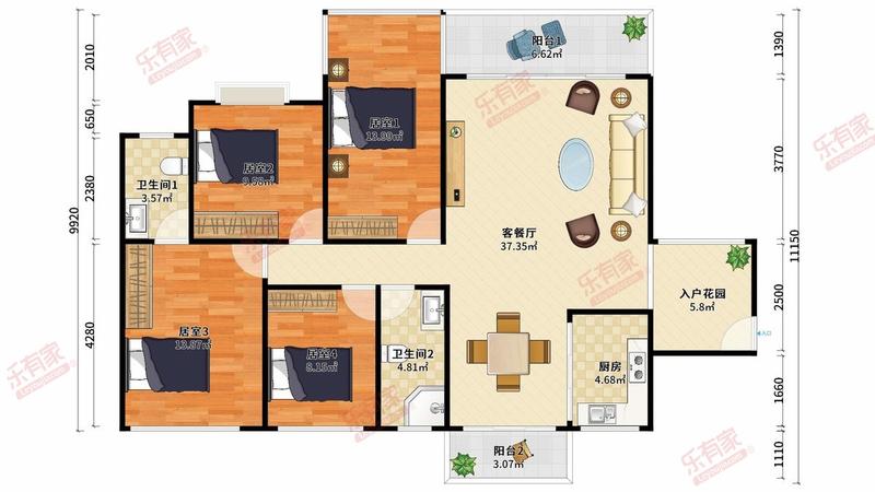 瑞和家园户型图