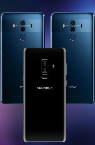 异形刘海屏,概念版三星note10,对比华为mate10