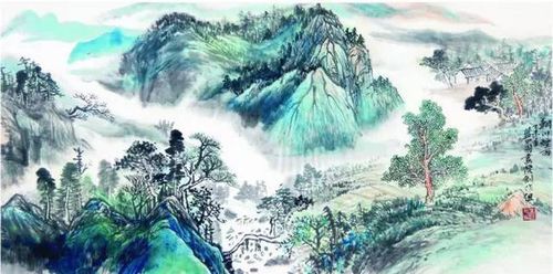 蓝田八景为: 辋川烟雨沿途看 石门汤泉如火