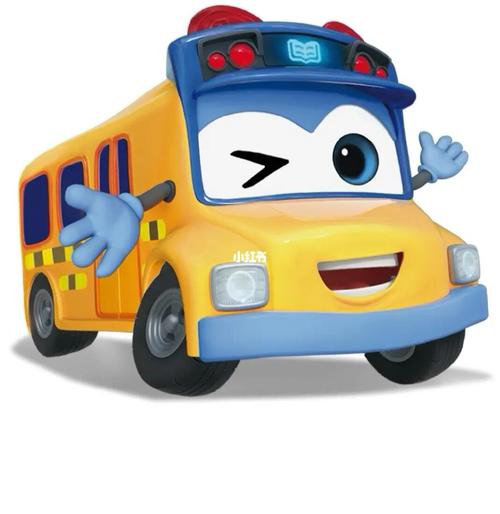 百变校巴填色画_填色_人文_绘画