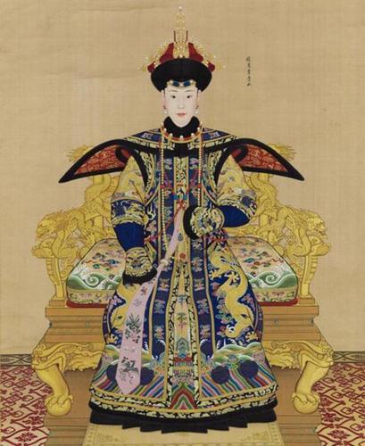 《纯惠皇贵妃朝服像》是除北京故宫博物院