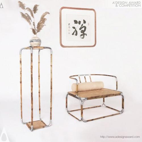 竹家具灵感来源作品灵感来源 竹重组竹家具竹家居竹简元素现代家具
