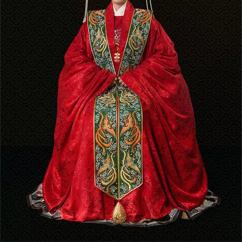 中式婚礼服装明制汉服婚服广袖大衫凤冠霞帔鞠衣长袄明代圆领袍男