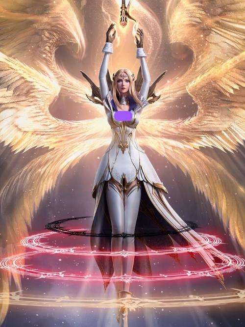 千仞雪的天使之神造型来了新款战袍美出圈大长腿格外吸睛