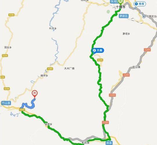 十堰到竹山太和梅花谷开车怎么去?太和梅花谷自驾车路线?