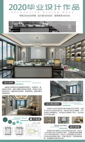 室内毕设展板 – 室内毕业设计展板模版psd格式