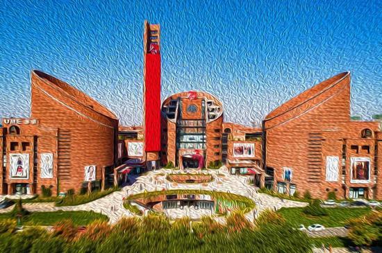 世博园里的浪漫因你而演绎,漫游在砂之船,亲自体会浐灞带给你的小小